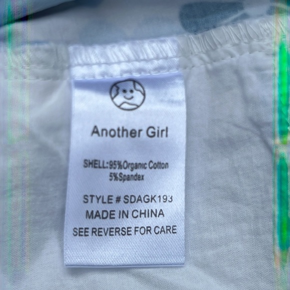 Another Girl Eco floral Cropped Hihh Rise Pants Women's Size 6 - Picture 9 of 10